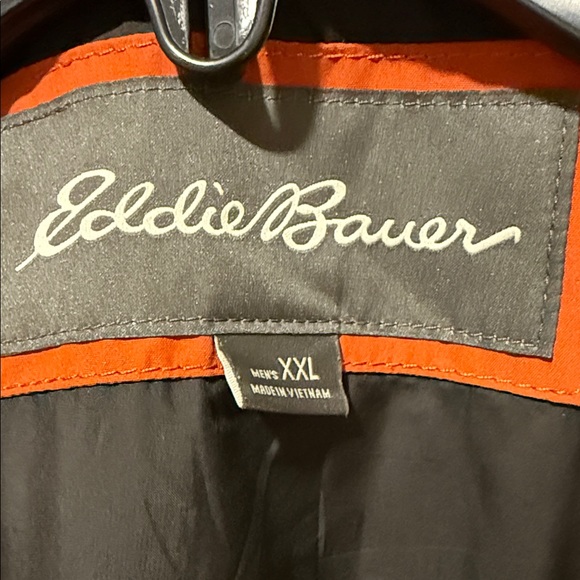 Eddie Bauer Men's XXL Orange and Black Ski Jacket - Picture 2 of 9